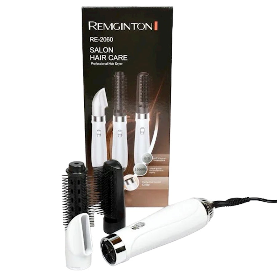 Remington RE-2060 3-in-1 Hot Air Brush Hair Styler | فرشاة تصفيف الشعر الهوائية ريمينجتون RE-2060 ‏3 في 1