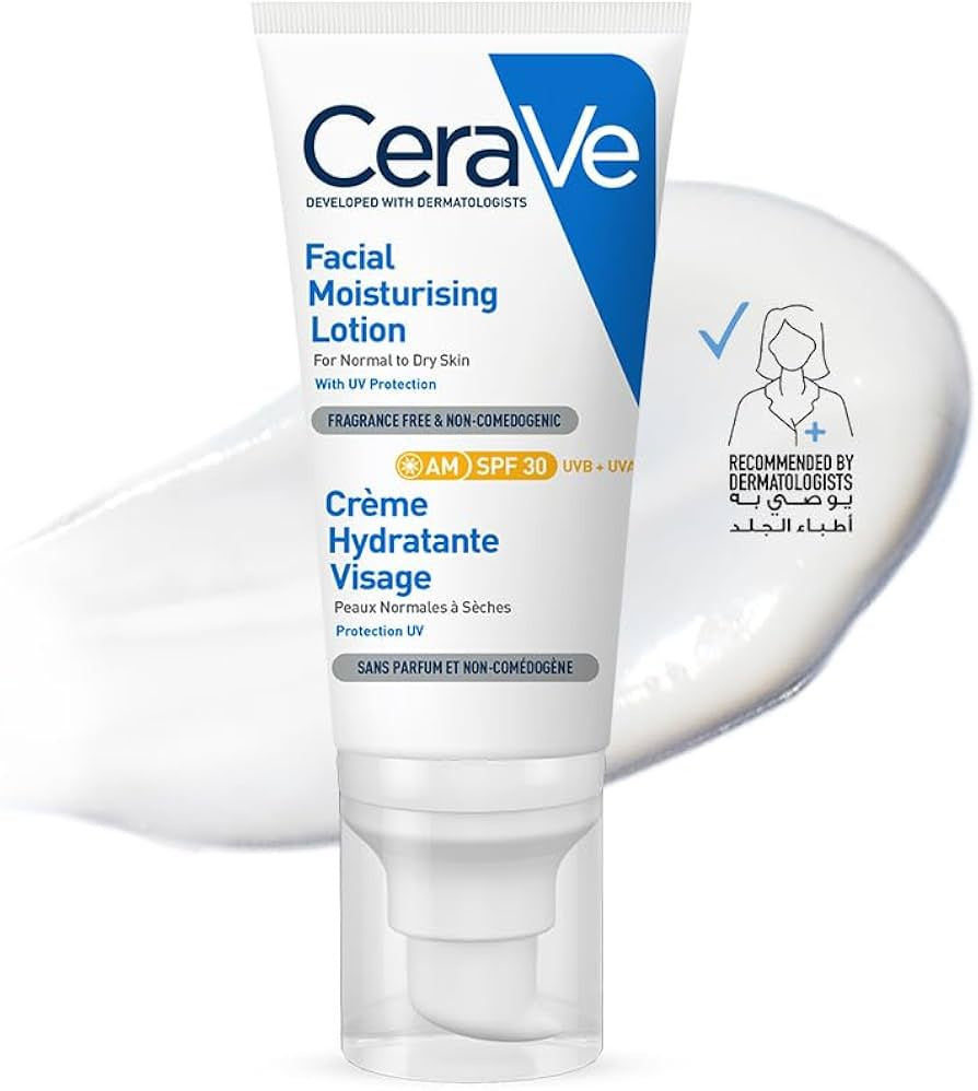 CeraVe AM Facial Moisturizing Lotion SPF 30 | مرطب سيرافي للوجه مع واقي شمس SPF 30