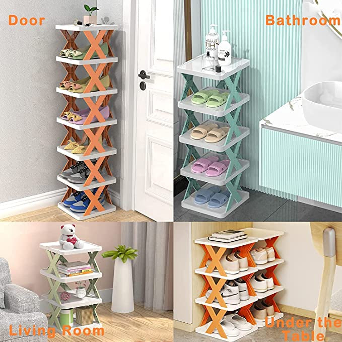 Foldable Multi-Level Storage Rack | رف تخزين متعدد الطبقات قابل للطي