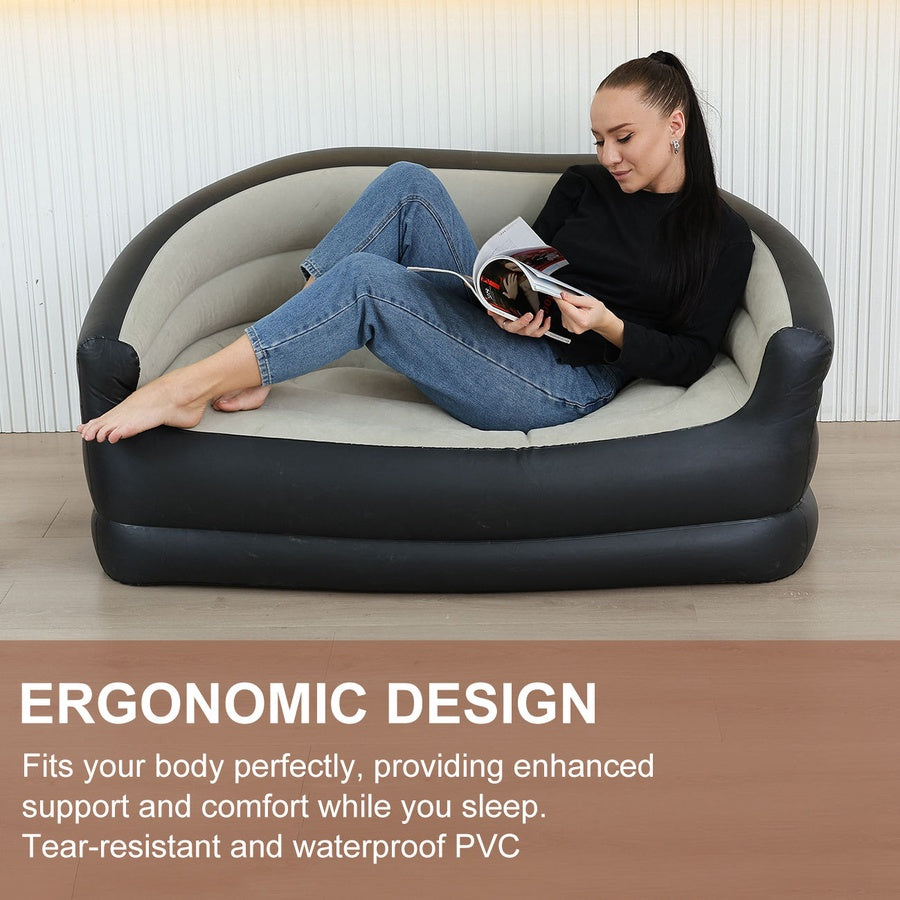 Double Inflatable Sofa | كنبة هوائية مزدوجة قابلة للنفخ