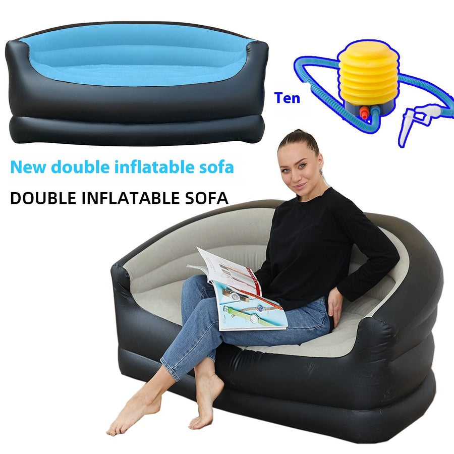 Double Inflatable Sofa | كنبة هوائية مزدوجة قابلة للنفخ