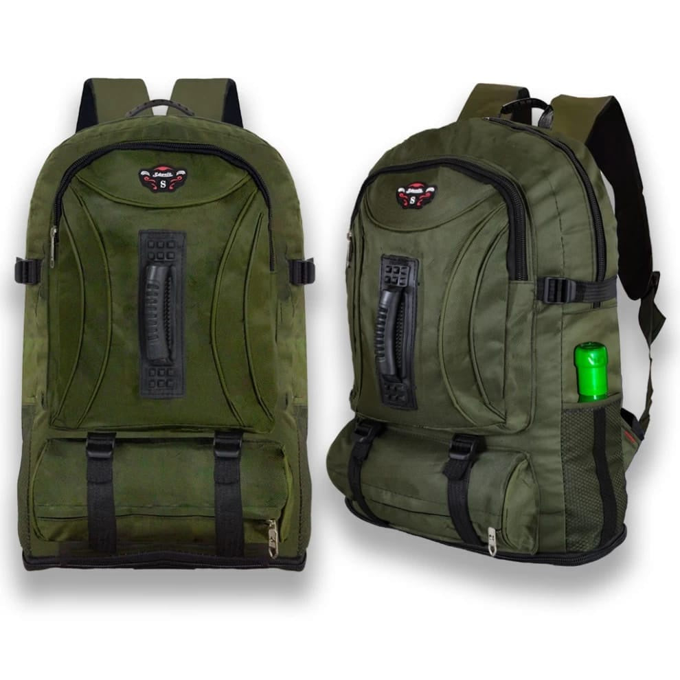 Multi-Pocket Travel Backpack | حقيبة ظهر سفر متعددة الجيوب