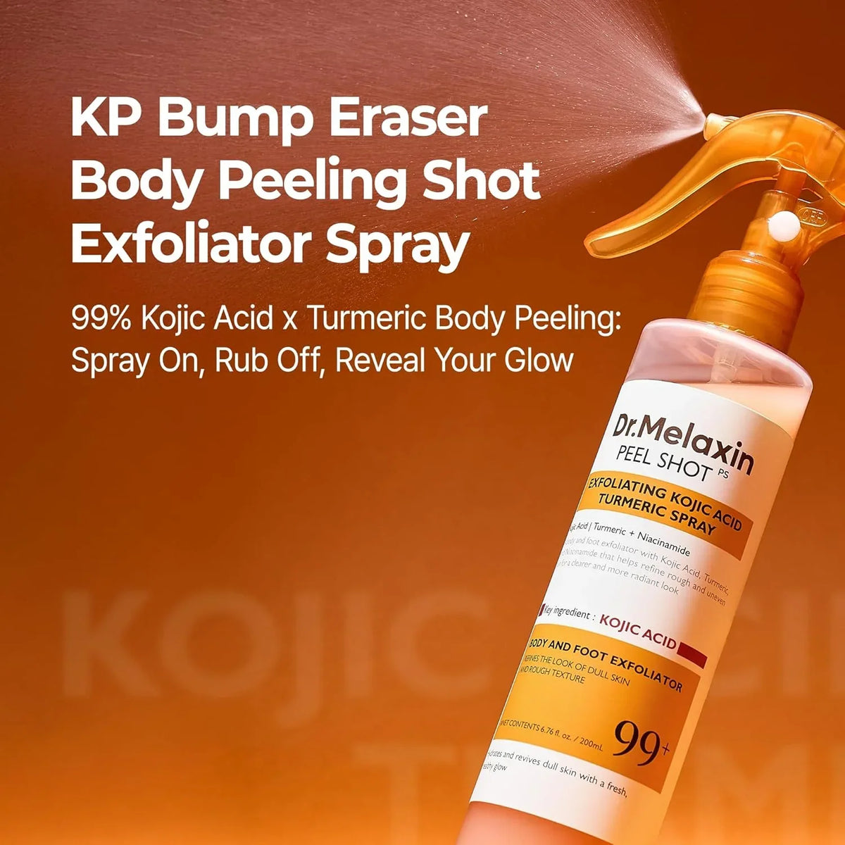 DR MELAXIN Turmeric Peel Shot Spray | بخاخ تقشير الكركم من دكتور ميلاكسين