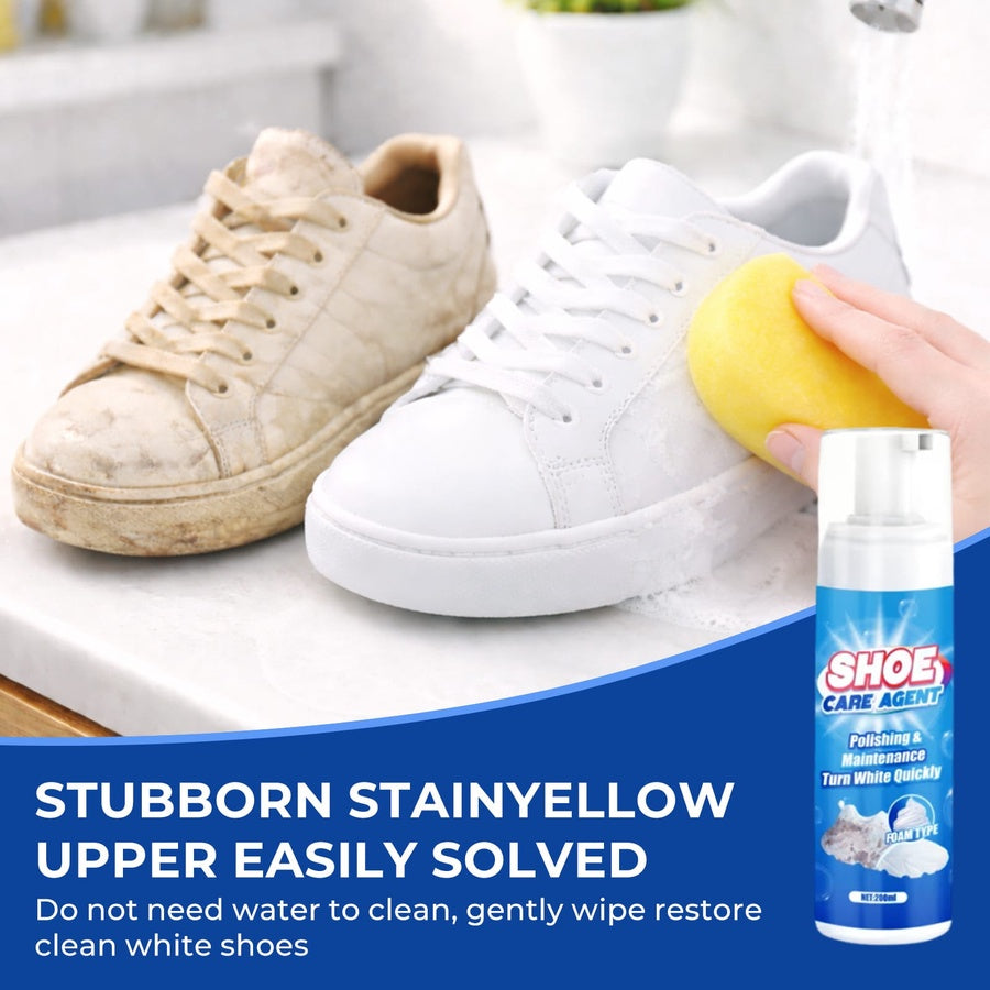 Shoe Cleaning Kit with Foam Cleaner | طقم تنظيف الأحذية بالرغوة