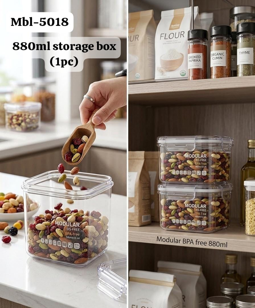 880ml Airtight Food Storage Box | علبة تخزين طعام محكمة الغلق 880 مل