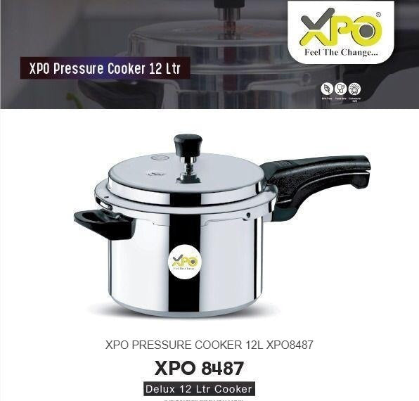 XPO 12L Deluxe Pressure Cooker XPO8487 | حلة ضغط XPO ديلوكس 12 لتر