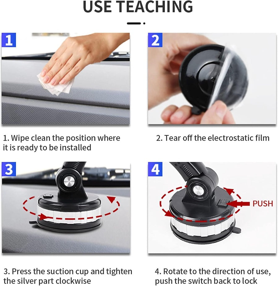 360° Adjustable Car Phone Holder | حامل جوال للسيارة قابل للدوران والتعديل