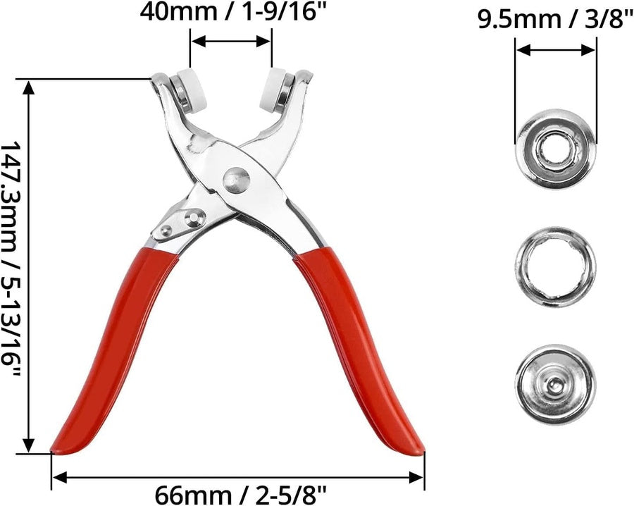 Grommet Setting Tool | كماشة تركيب كباسين وحلقات الملابس