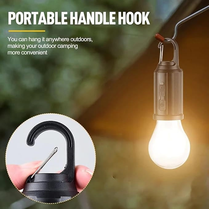 Portable Camping Bulb Lamp | لمبة تخييم محمولة قابلة للشحن