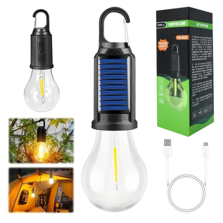 Portable Camping Bulb Lamp | لمبة تخييم محمولة قابلة للشحن
