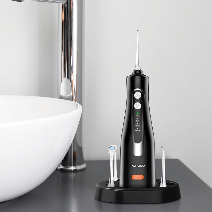 PORODO Oral Irrigator & Electric Toothbrush | فرشاة أسنان كهربائية وجهاز تنظيف مائي