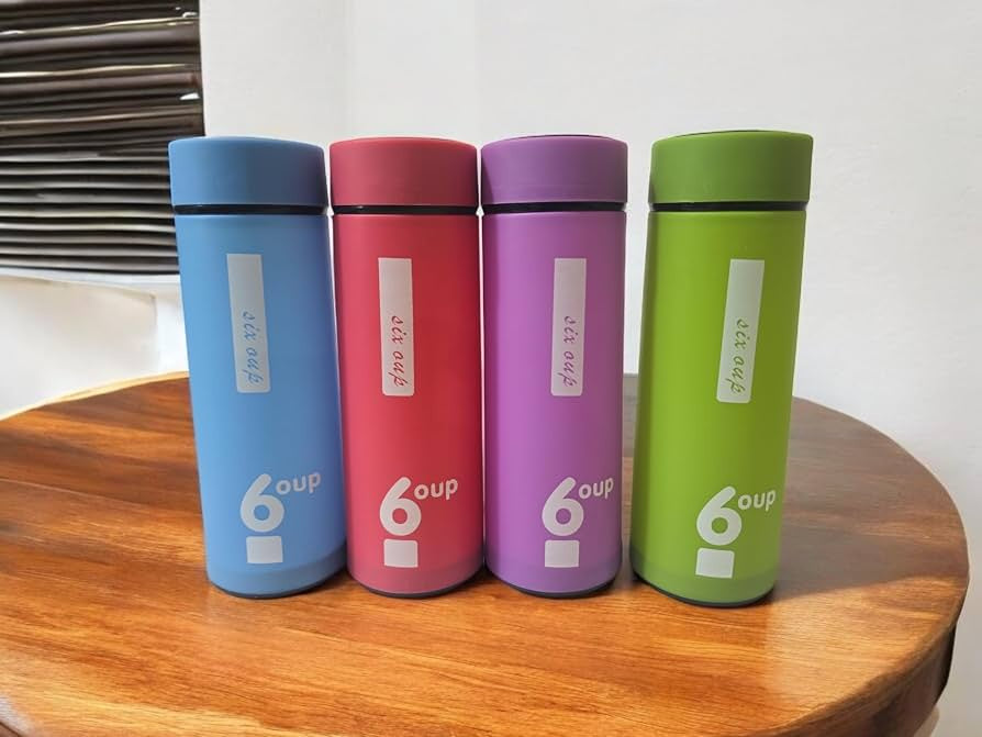 6 Oup Travel Flask | ترمس مشروبات محمول بأكواب