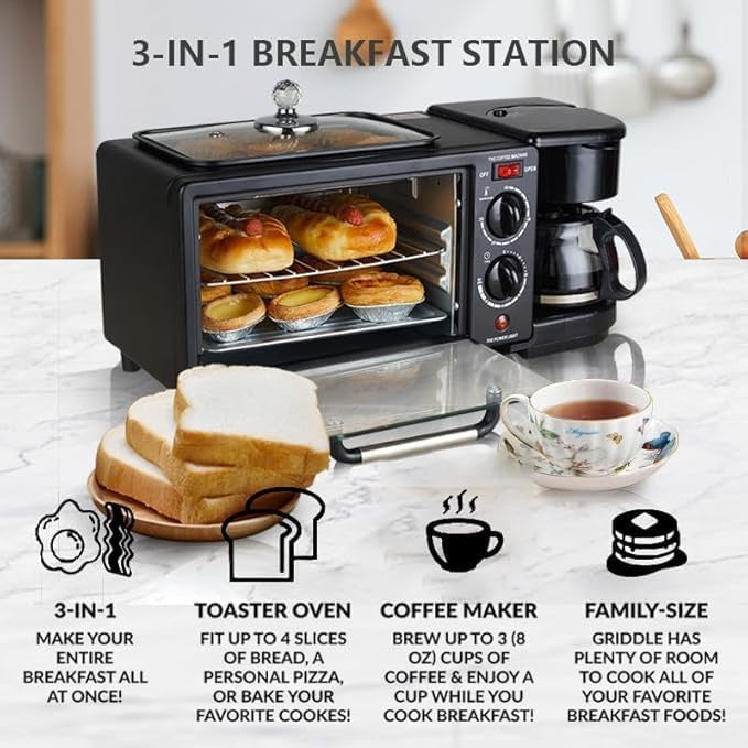 Silver Crest Breakfast Maker | جهاز تحضير إفطار متعدد الوظائف
