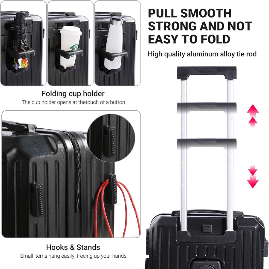 Multifunctional Travel Suitcase | حقيبة سفر متعددة الاستخدامات بعجلات