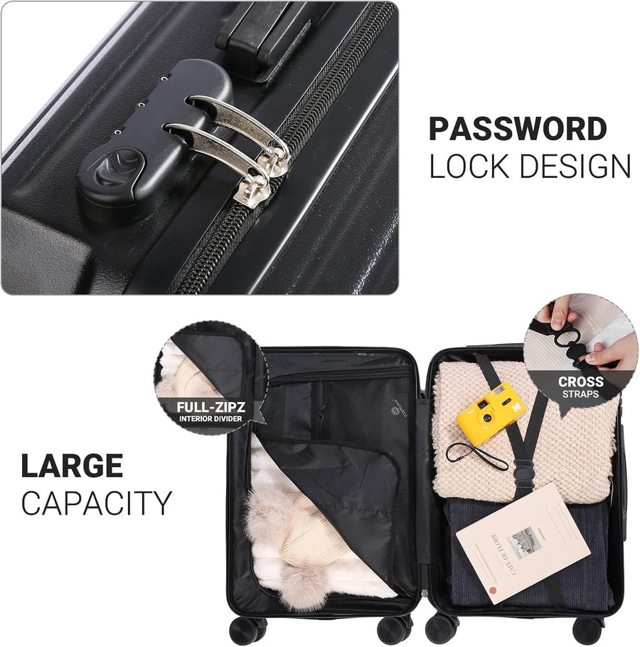 Multifunctional Travel Suitcase | حقيبة سفر متعددة الاستخدامات بعجلات