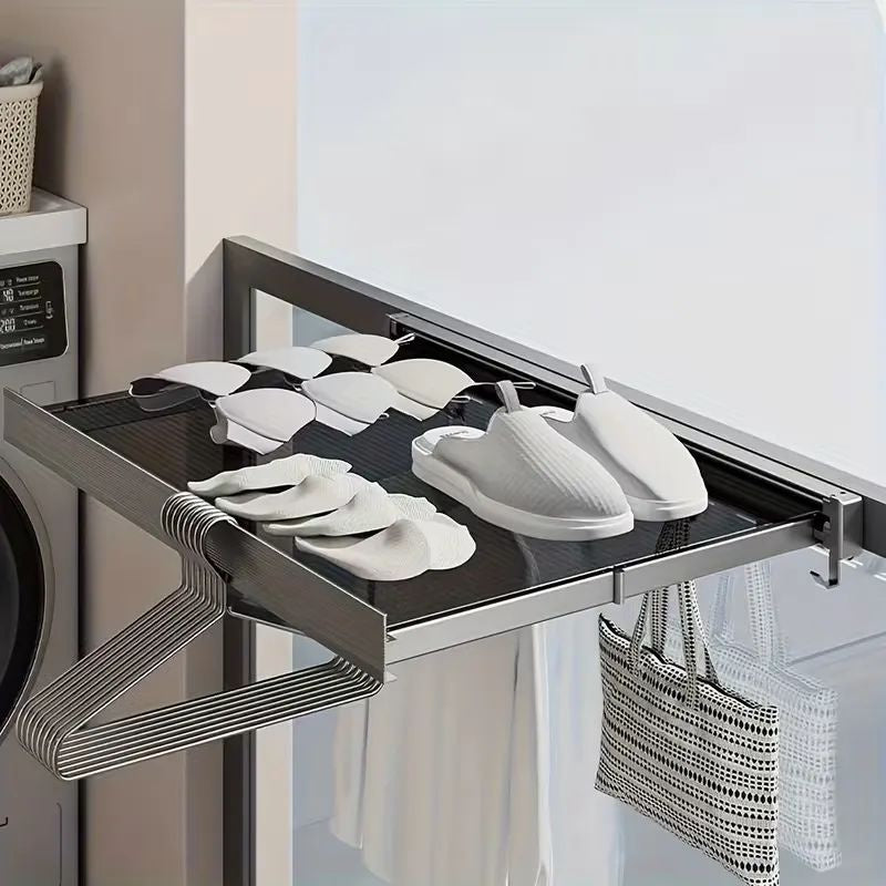 Washing Machine Drying Rack | رف تجفيف ملابس قابل للطي فوق الغسالة