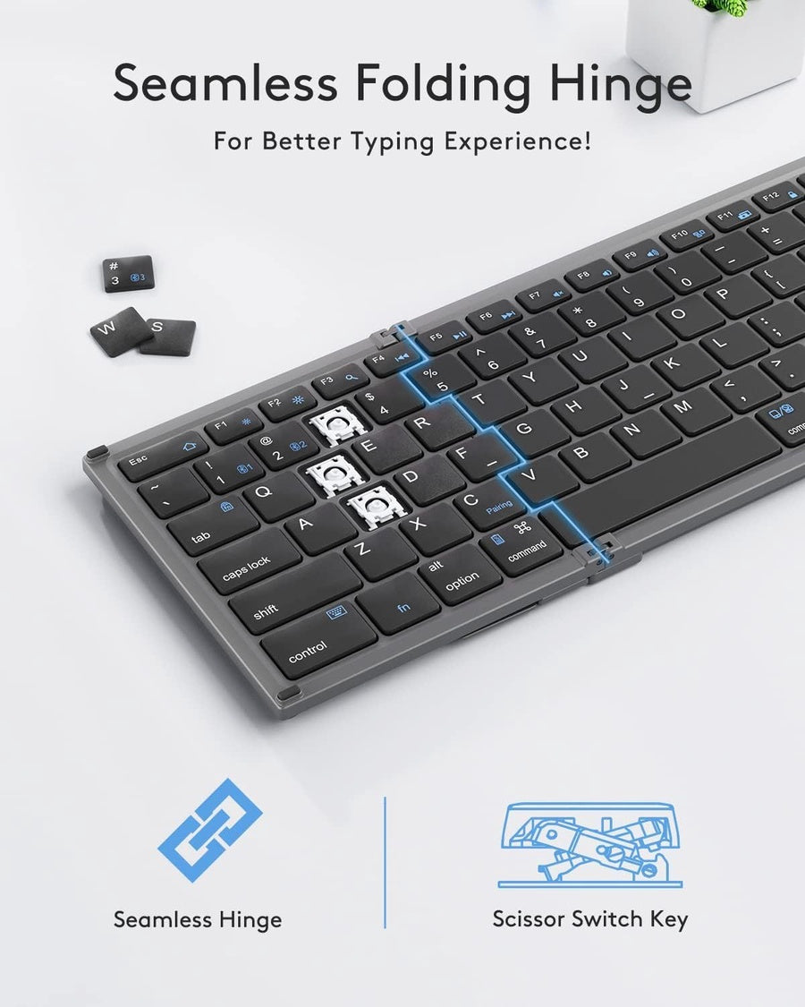 Foldable Portable Keyboard | لوحة مفاتيح قابلة للطي محمولة