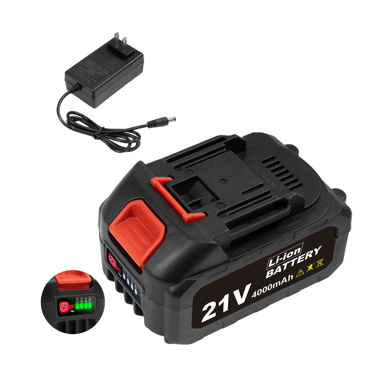 21V Li-ion Rechargeable Battery | بطارية ليثيوم قابلة لإعادة الشحن