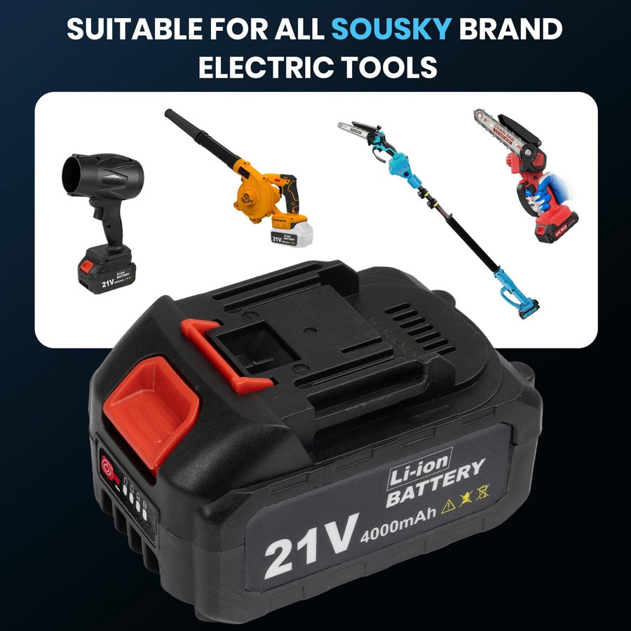 21V Li-ion Rechargeable Battery | بطارية ليثيوم قابلة لإعادة الشحن