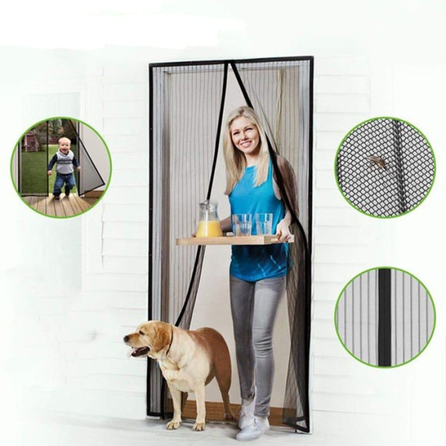 Magnetic Mesh Screen Door | باب شبكي مغناطيسي للحماية من الحشرات