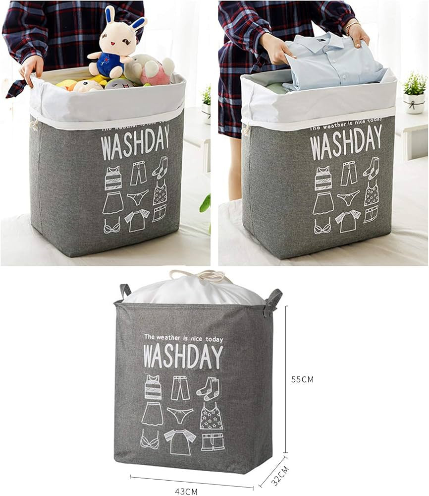 Foldable Laundry Basket | سلة غسيل قابلة للطي