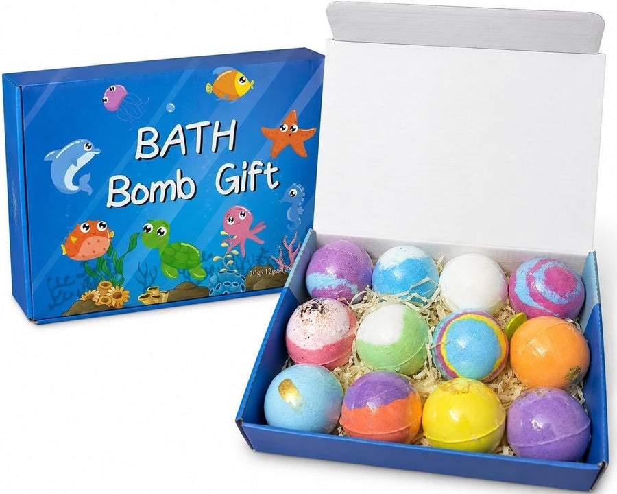 Toy Bath Bomb Gift Set | مجموعة قنابل استحمام ملونة للأطفال