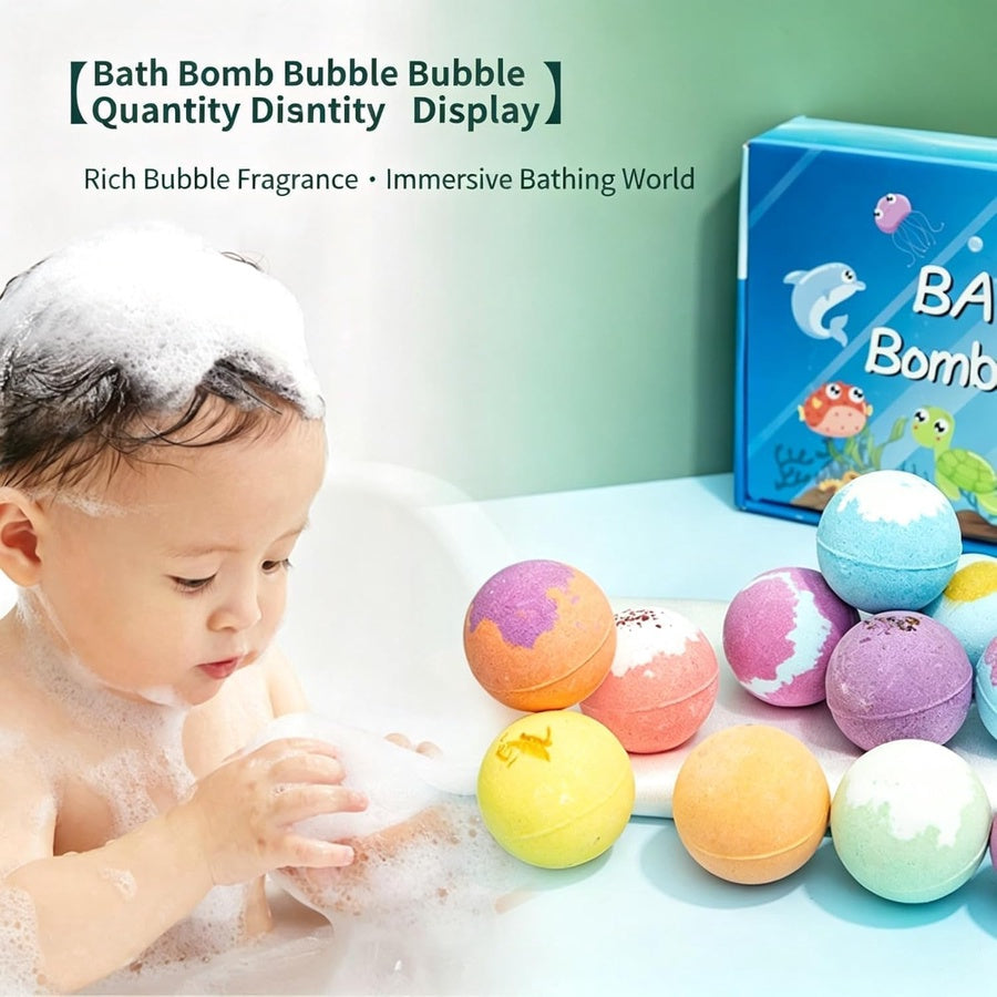 Toy Bath Bomb Gift Set | مجموعة قنابل استحمام ملونة للأطفال