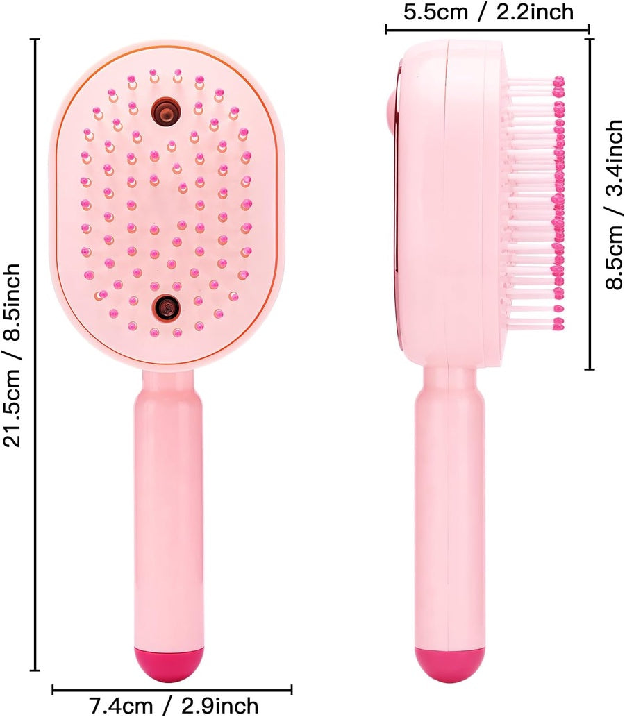 Electric Spray Air Cushion Comb | مشط شعر كهربائي برذاذ وترطيب وتدليك لفك التشابك