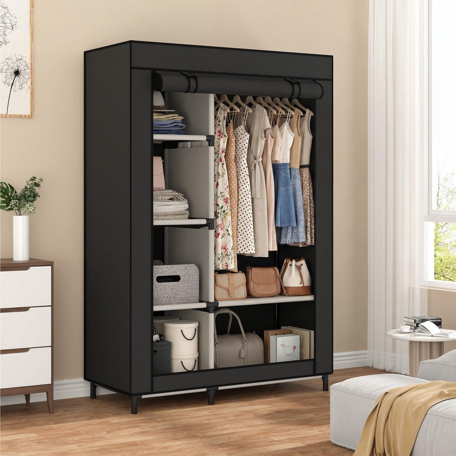 Portable Wardrobe Closet | دولاب ملابس قماش قابل للطي والتجميع