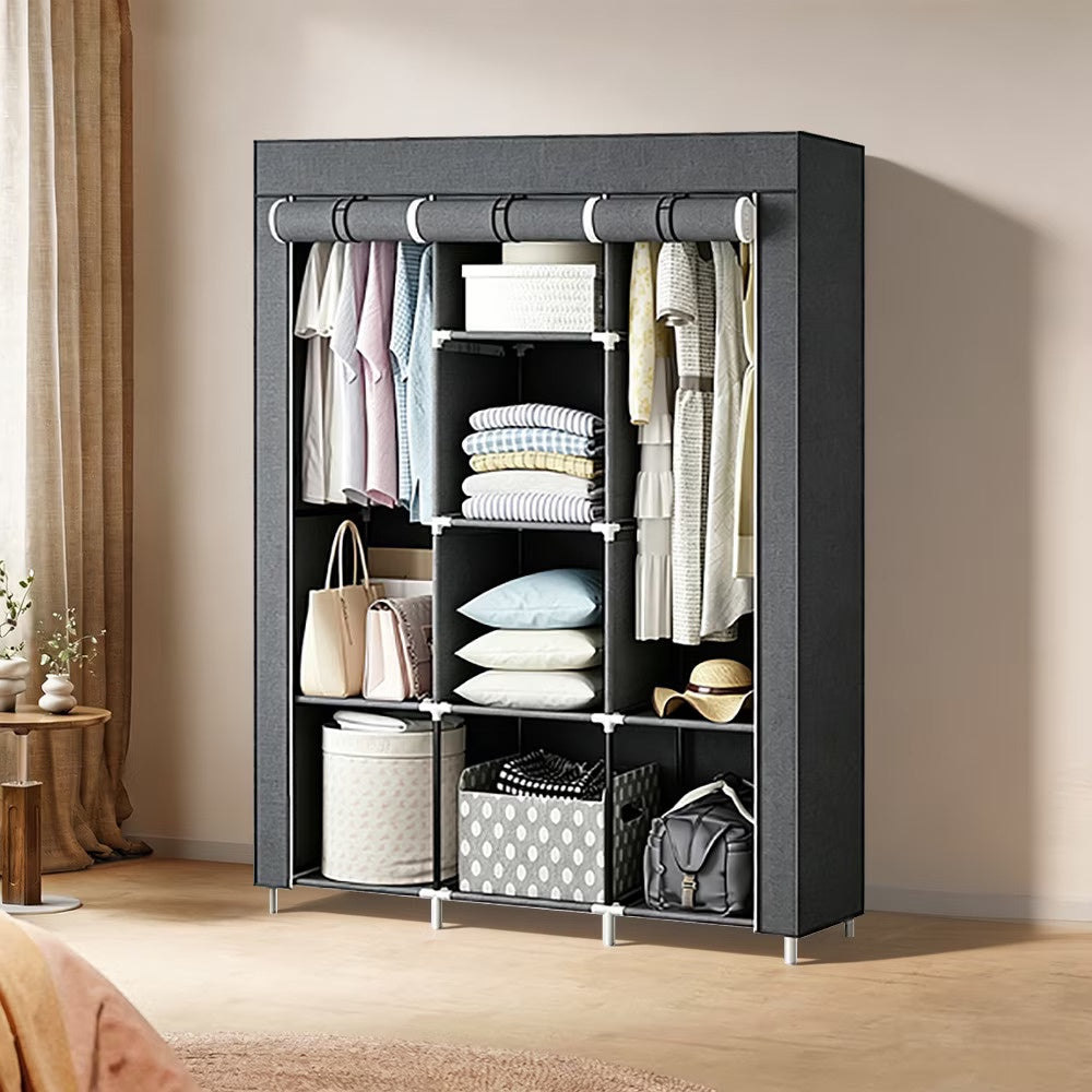 Portable Wardrobe Closet | دولاب ملابس قماش قابل للطي والتجميع