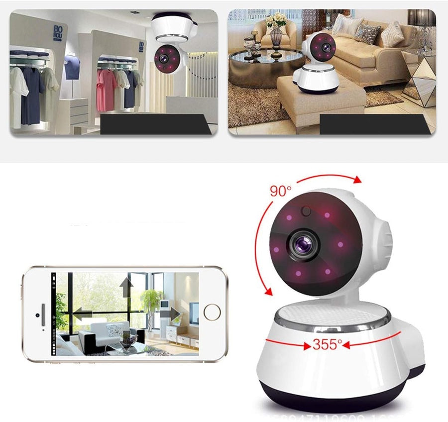 WiFi Smart Net Camera | كاميرا مراقبة ذكية بان وتيلت مع تحكم عن بُعد