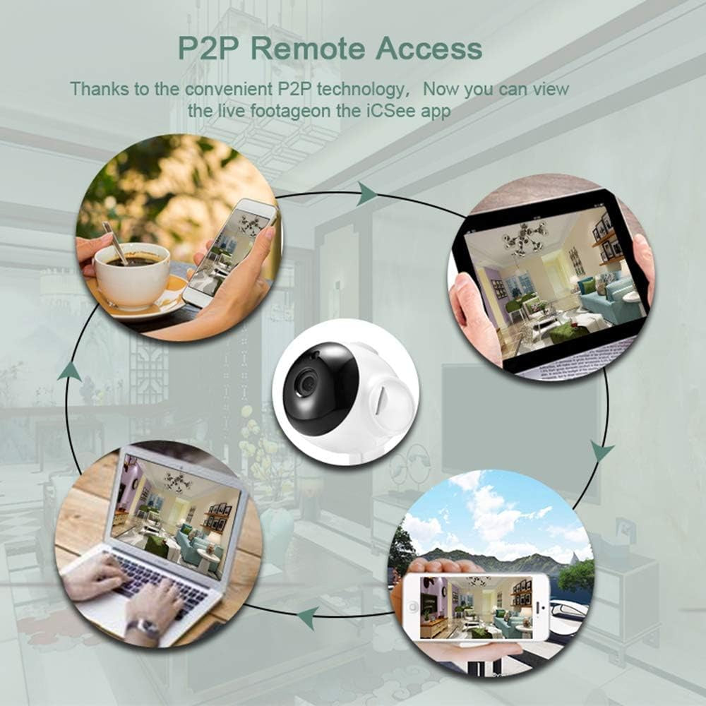 WiFi Smart Net Camera | كاميرا مراقبة ذكية بان وتيلت مع تحكم عن بُعد