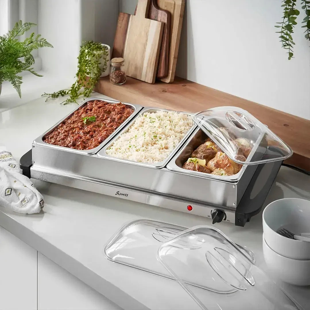 SUMO SM-8193 Buffet Warmer | صينية تسخين طعام كهربائية للمناسبات والبوفيه