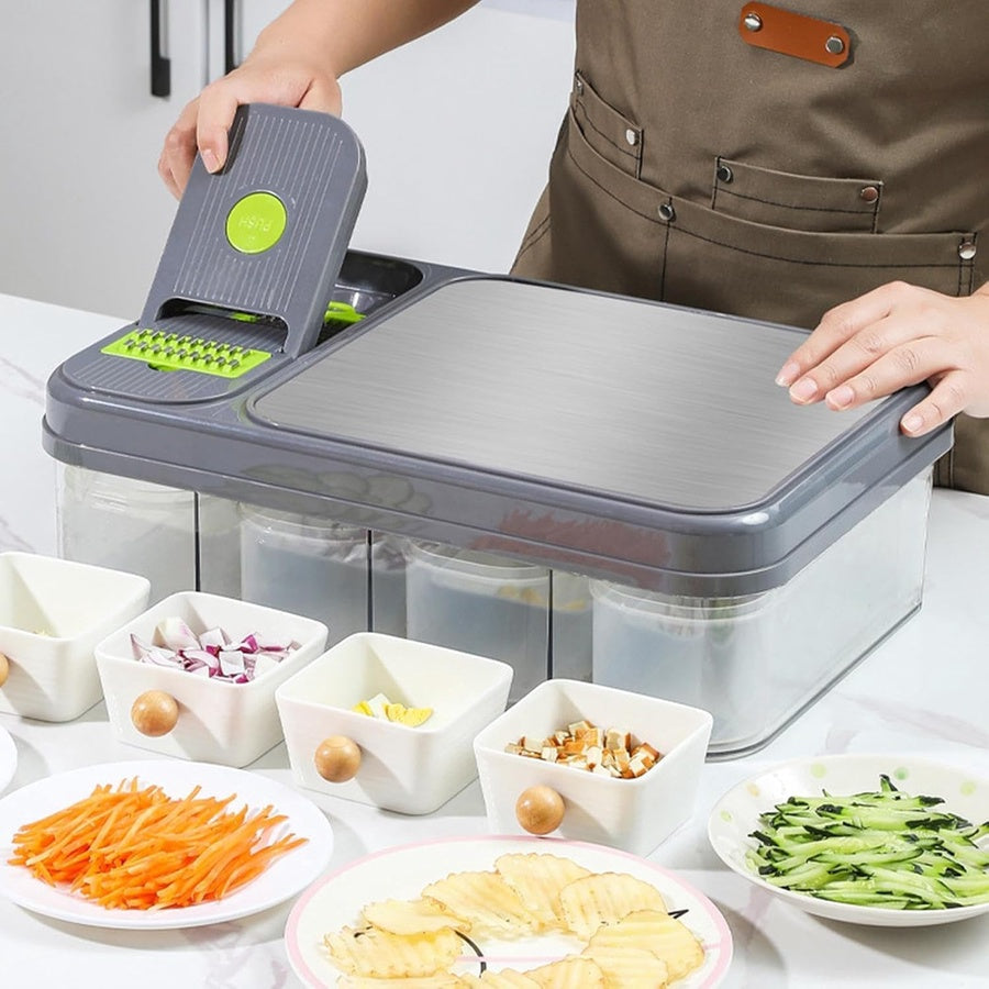 Multifunctional Cutting Board & Slicer | لوح تقطيع وخضروات متعدد الاستخدامات
