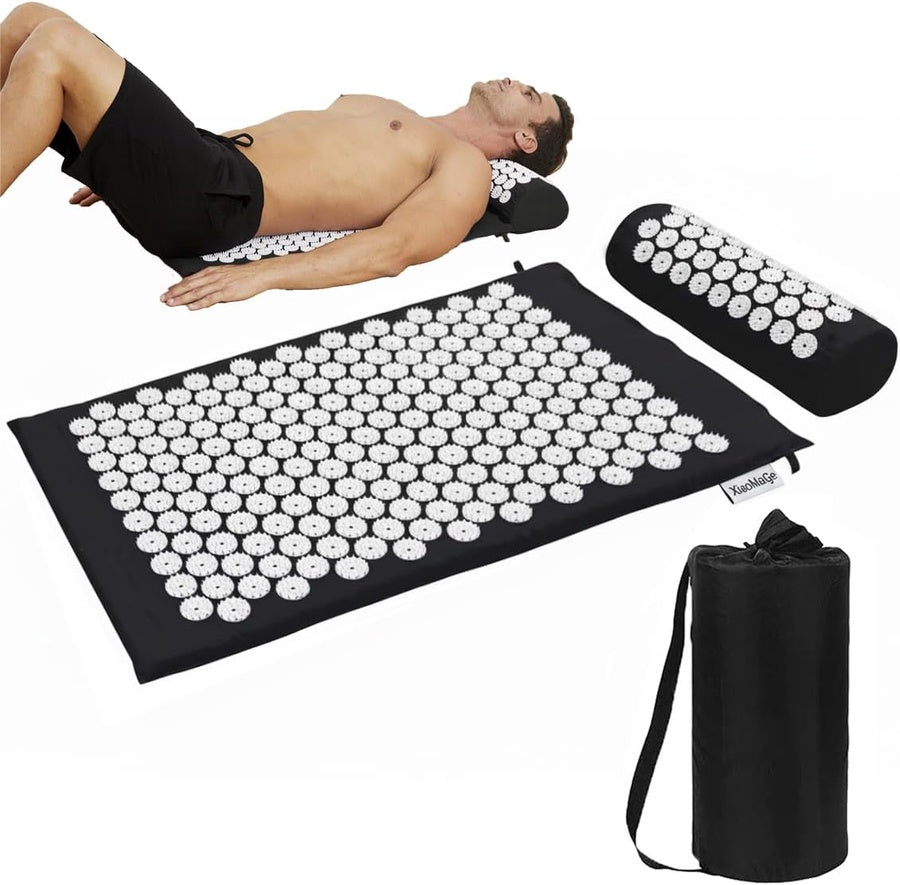 Acupressure Massage Mat & Pillow Set | طقم حصيرة ووسادة مساج بالضغط