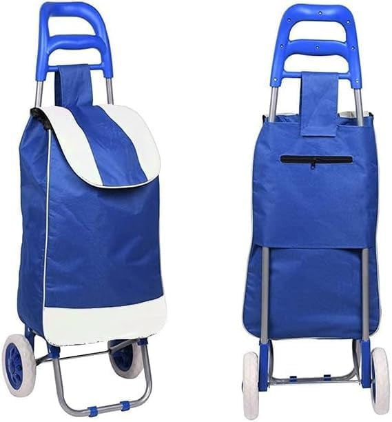 Foldable Rolling Shopping Cart | عربة تسوق قابلة للطي بعجلات