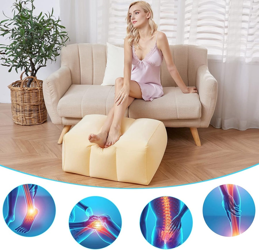 Leg Ramp Inflatable Leg Rest | مسند أرجل قابل للنفخ للراحة والاسترخاء