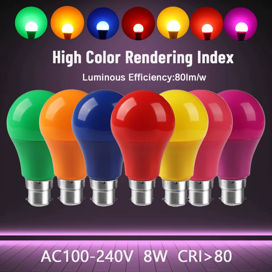 Colorful LED Light Bulb | لمبة LED ملونة للديكور والإضاءة العصرية