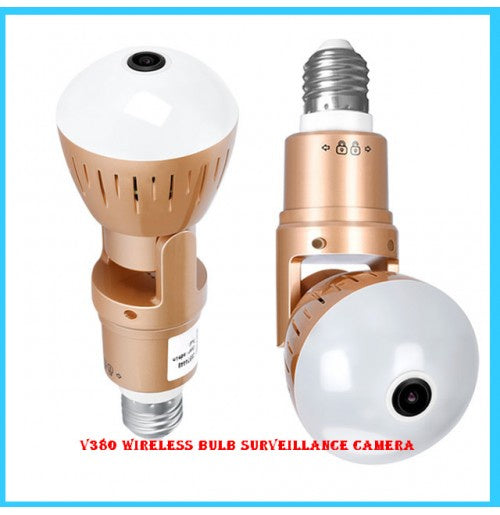 WiFi Light Bulb Security Camera | كاميرا مراقبة مخفية داخل لمبة بإضاءة LED