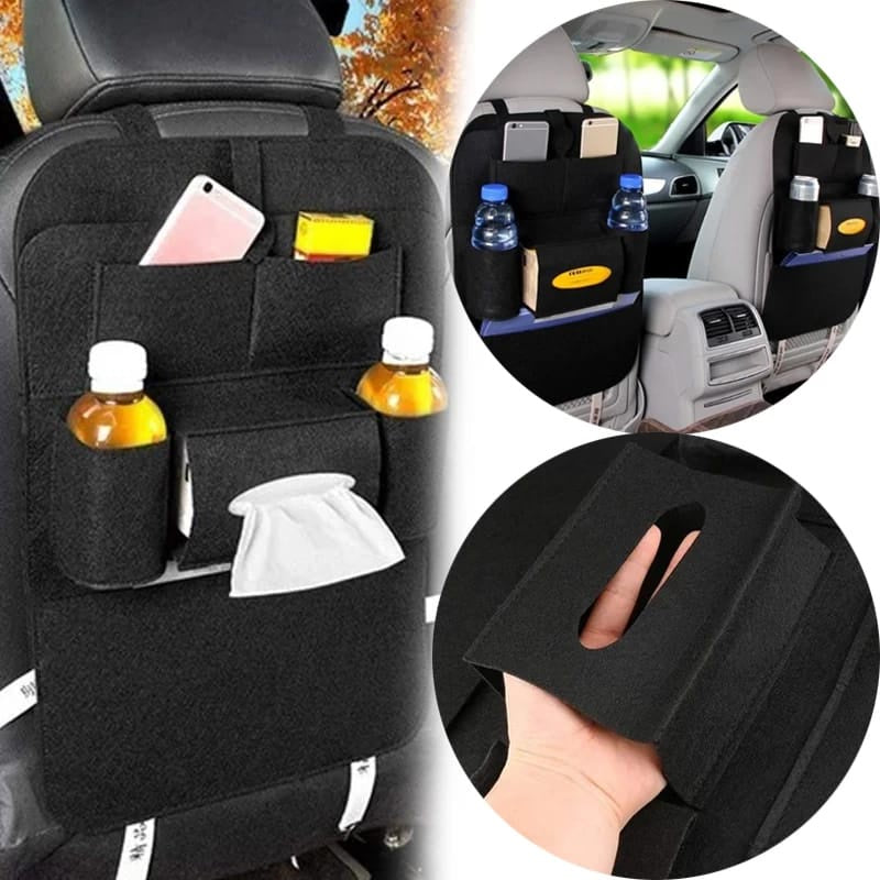 Car Seat Back Organizer | منظم خلف مقعد السيارة متعدد الجيوب