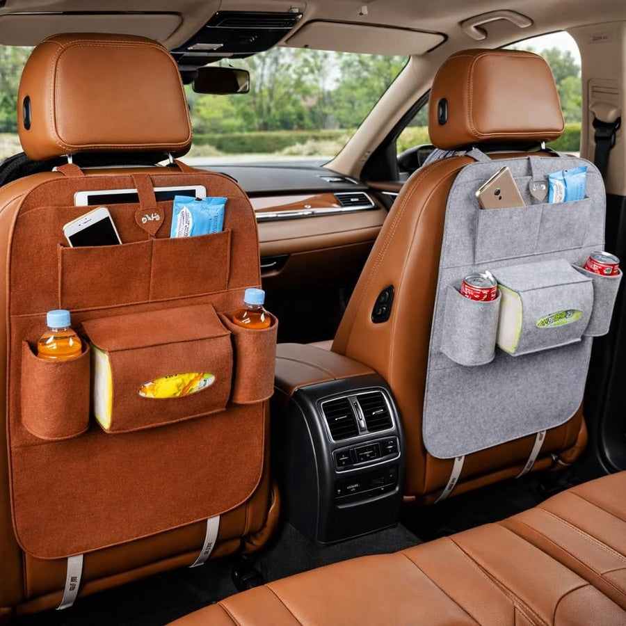 Car Seat Back Organizer | منظم خلف مقعد السيارة متعدد الجيوب
