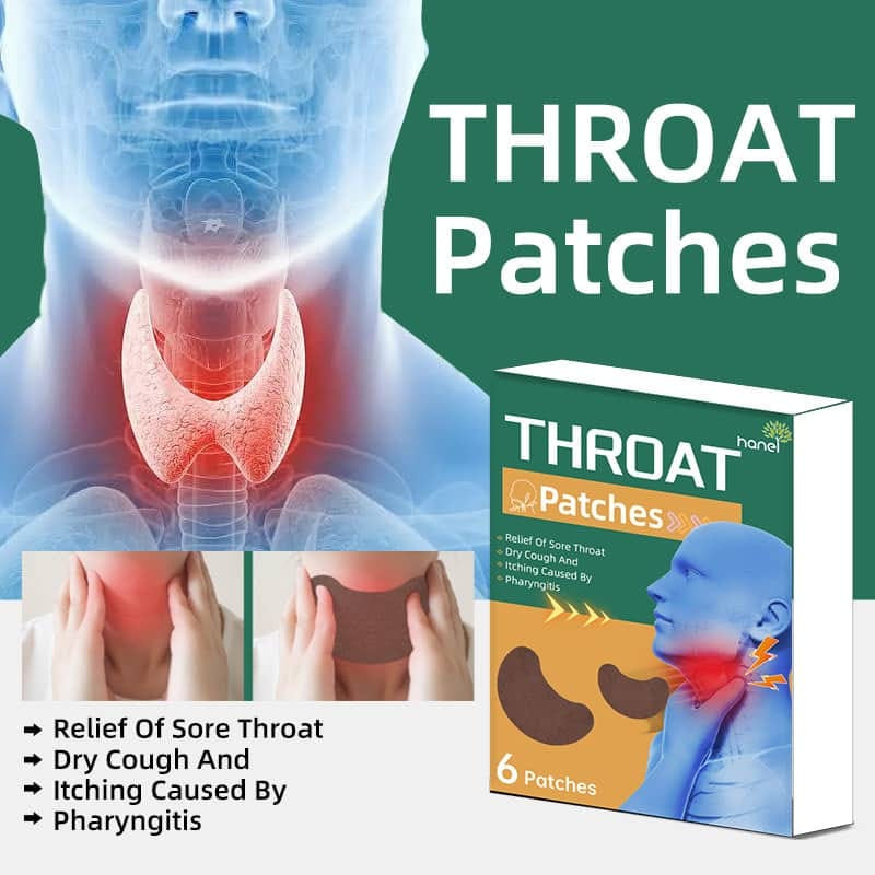 Throat Relief Patches | لصقات مهدئة للحلق