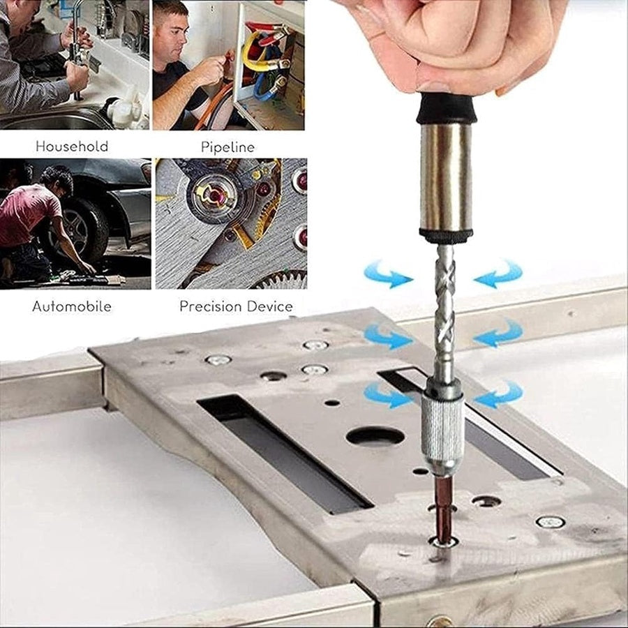 Push Pull Ratchet Screwdriver Set | مفك راتشيت يدوي قابل للتبديل مع رؤوس متعددة