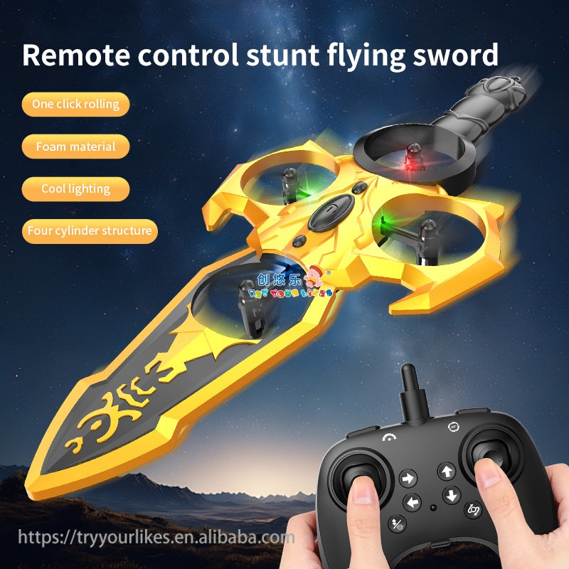 Remote Control Flying Stunt Sword | لعبة سيف طائر بالتحكم عن بُعد وإضاءة LED