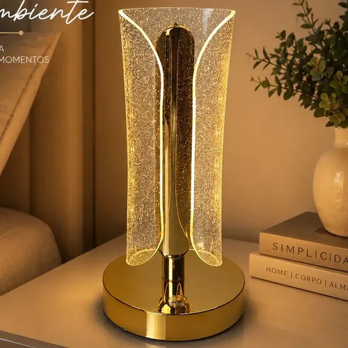 Crystal LED Decorative Table Lamp | مصباح طاولة كريستالي فاخر بإضاءة أنيقة