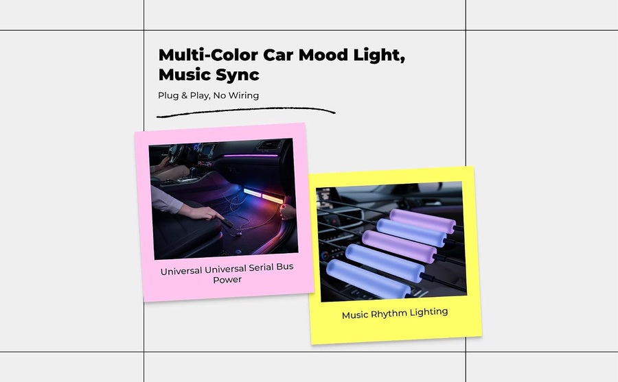 RGB Car Interior Ambient Light | إضاءة داخلية للسيارة متعددة الألوان
