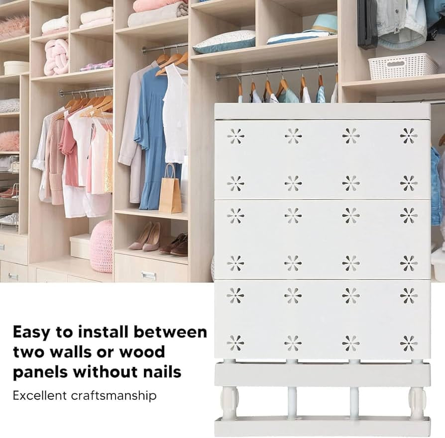 Adjustable Pull-Out Wardrobe Shelf | رف خزانة قابل للتعديل والسحب